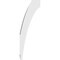 Ekena Millwork 5 1/2-in. W x 6-in. D x 18-in. H Thorton Architectural Grade PVC Knee Brace BRCP055X06X18THR - alternate 4